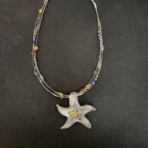 Chico's Acrylic Starfish Necklace